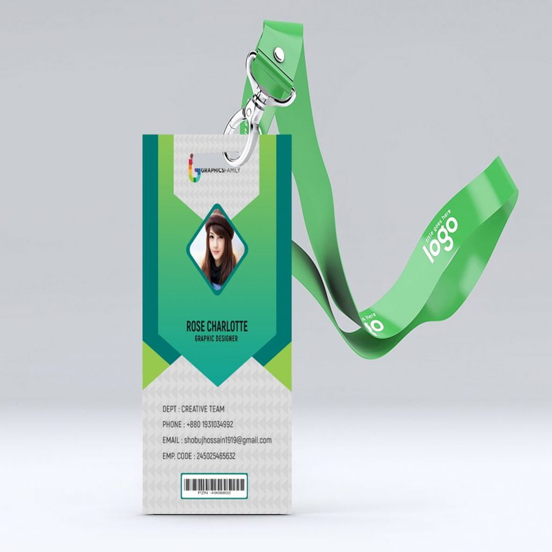 فایل قالب طراحی کارت شناسایی مدرن psd - Modern Id Card Design Template psd