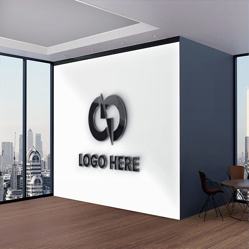 فایل موکاپ لوگو مدرن اداری - Modern Office Logo Mockup