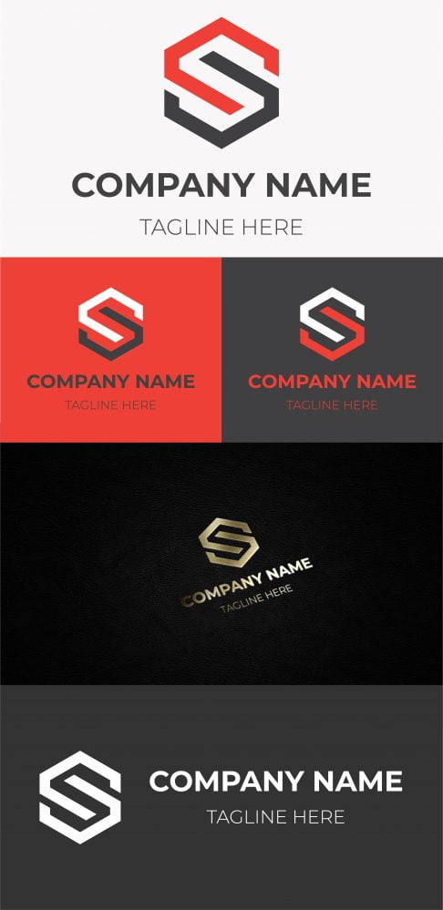 فایل مونوگرام مدرن S برای کسب و کار شما - Modern S Monogram for your business
