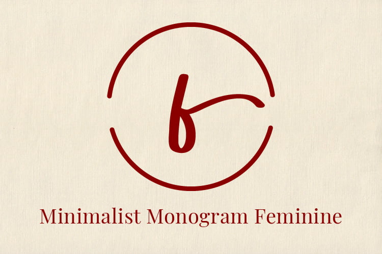فایل فونت مونوگرام زنانه - Monogram Feminine Font