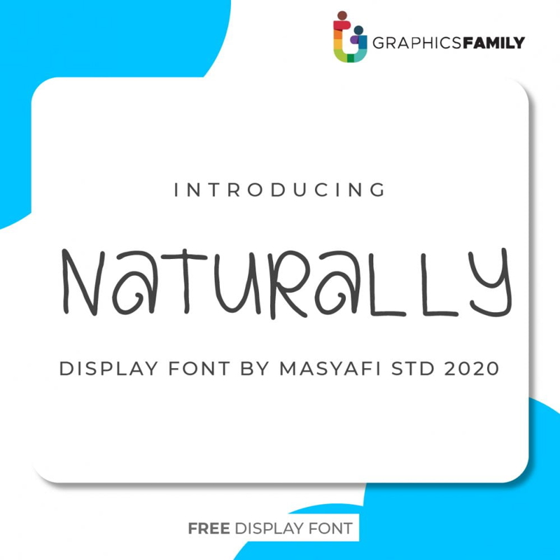 فایل فونت به طور طبیعی - Naturally Font