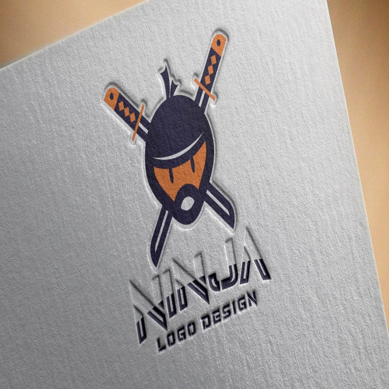 فایل طراحی لوگو نینجا - Ninja Logo Design