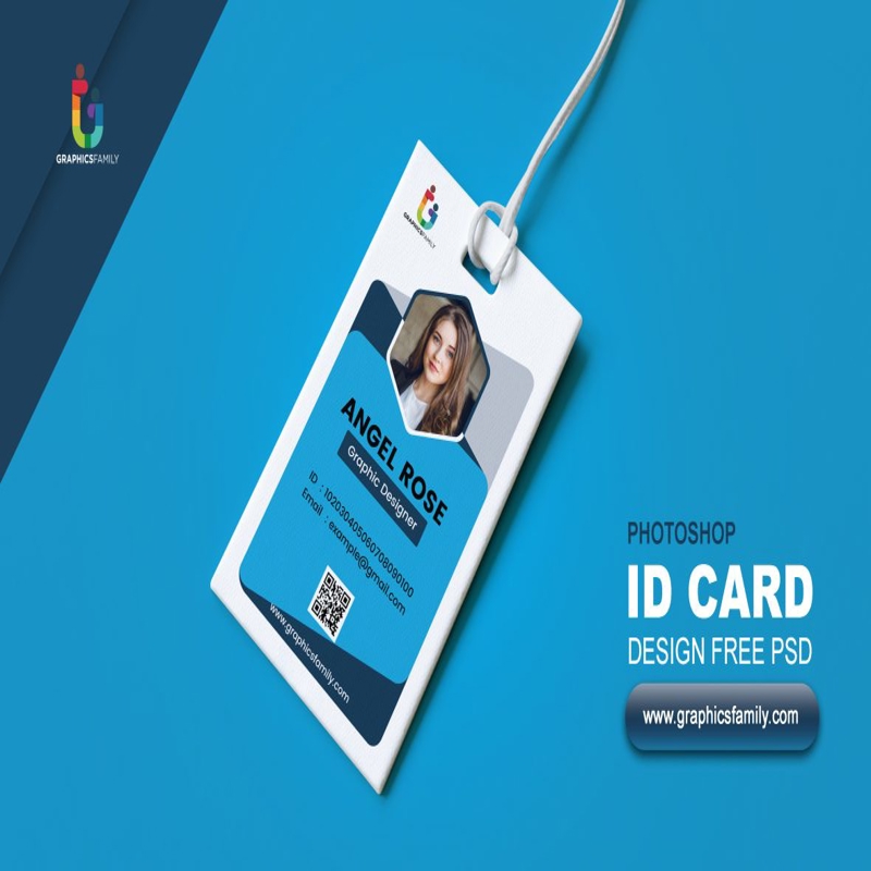 فایل طراحی کارت شناسایی اداری برای کارمندان - Office Id Card Design for Employees