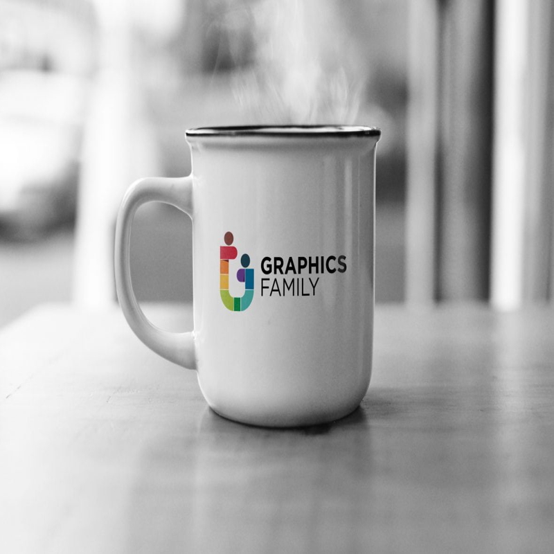 فایل موکاپ لوگو لیوان اداری - Office Mug Logo Mockup