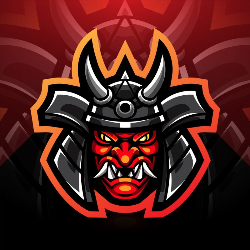 فایل لوگو طلسم جنگجوی غول - Ogre Warrior Mascot Logo
