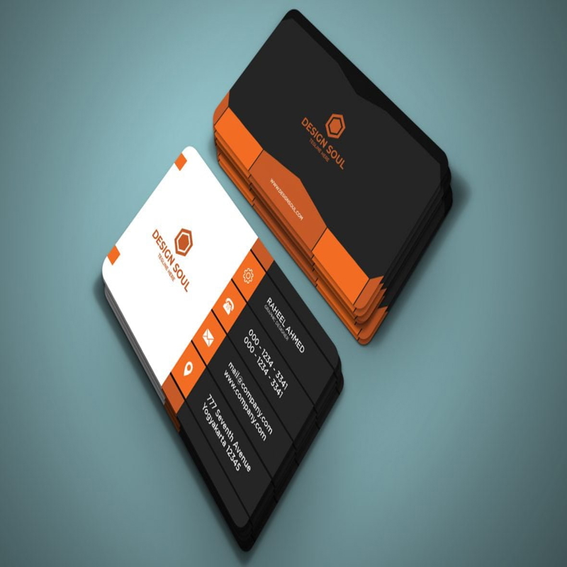 فایل قالب کارت ویزیت شخصی - Personal-Business-Card-Template