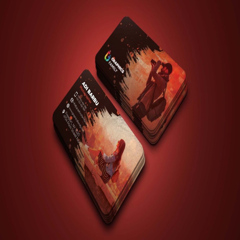 فایل الگوی طراحی کارت ویزیت عکاسی - Photography Business Card Design Template