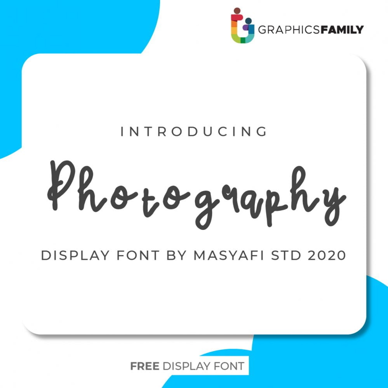 فایل فونت عکاسی - Photography Font