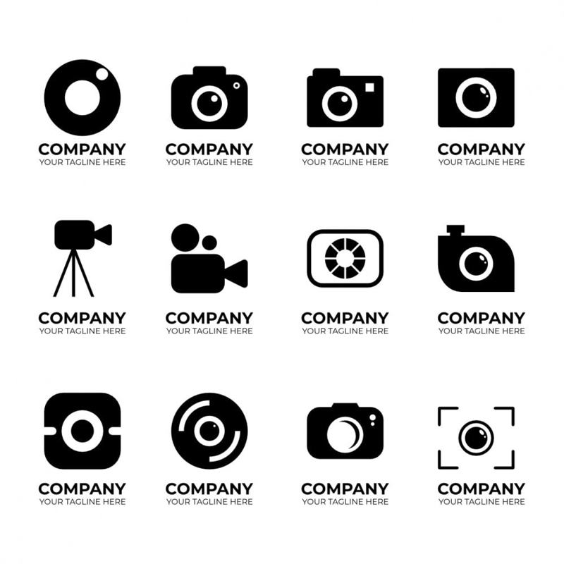 فایل مجموعه لوگو عکاسی - Photography Logo Set