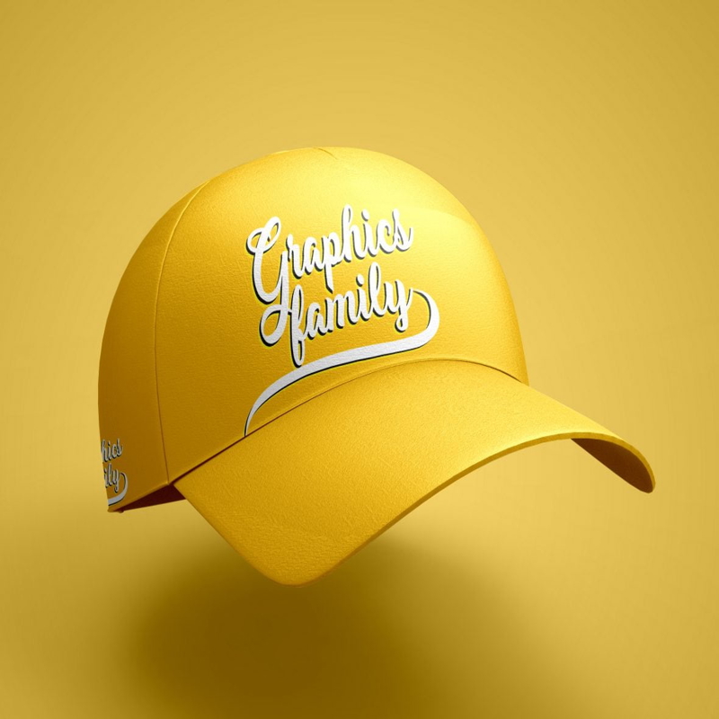 فایل ماک‌آپ کلاه فتوشاپ - Photoshop Cap Mockup