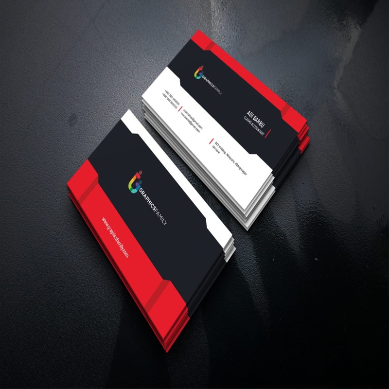 فایل کارت ویزیت حسابدار خسارت فتوشاپ - Photoshop Claims Accountant Business Card