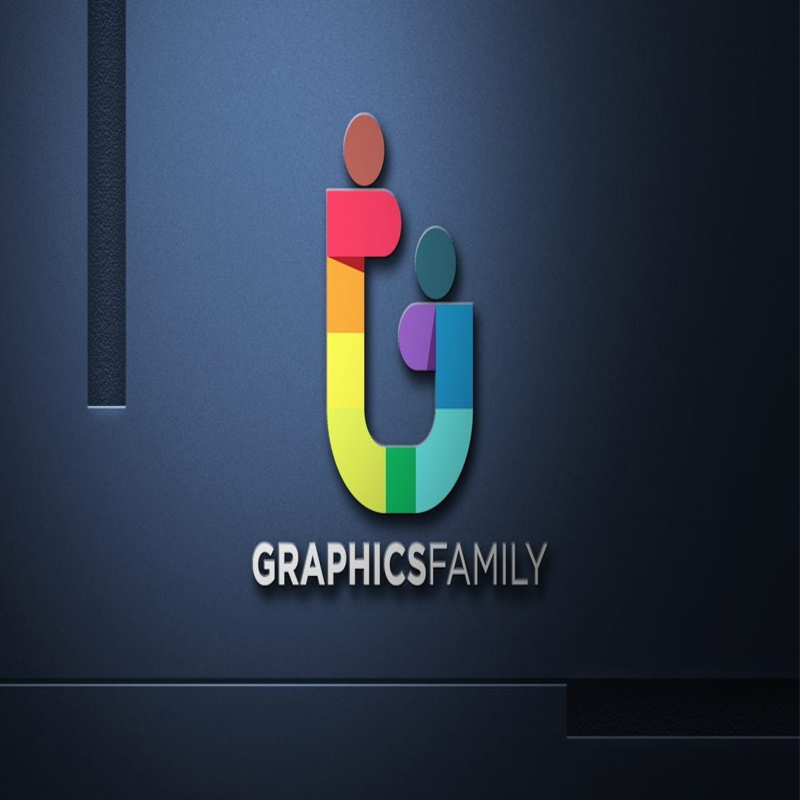 فایل موکاپ تصویرسازی لوگو فتوشاپ - Photoshop Logo Illustration Mockup