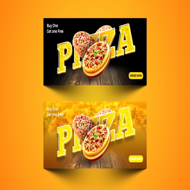 فایل طراحی کاور فیسبوک رستوران پیتزا - Pizza Restaurant Facebook Cover Design