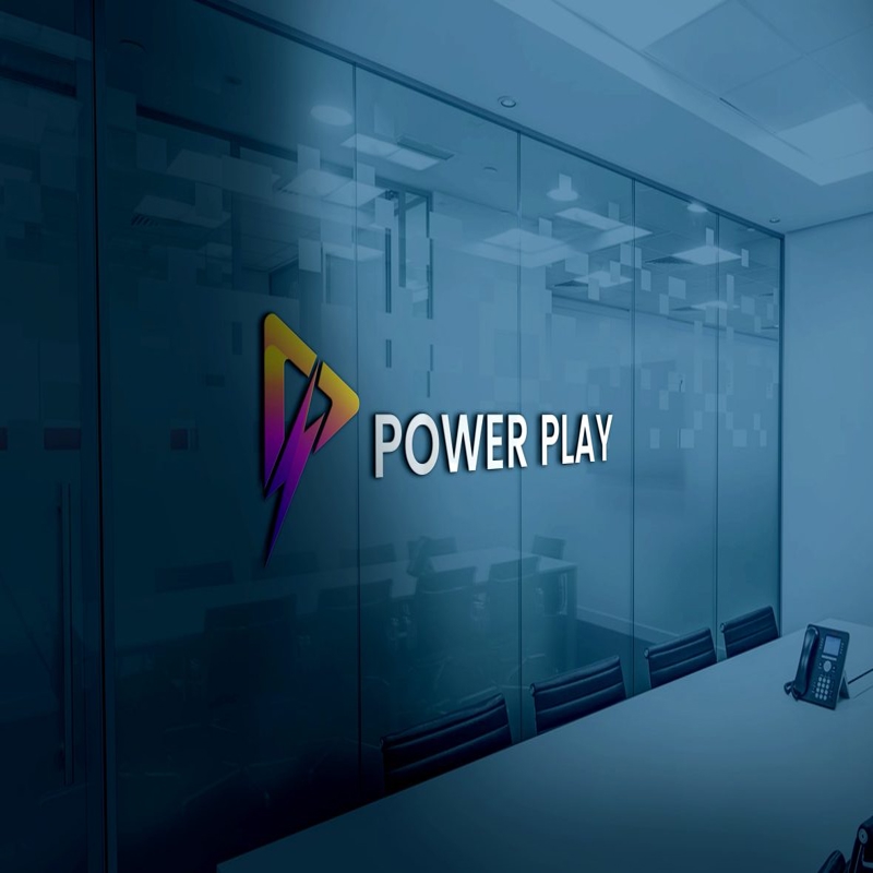 فایل طراحی لوگو پاور پلی - Power Play Logo Design