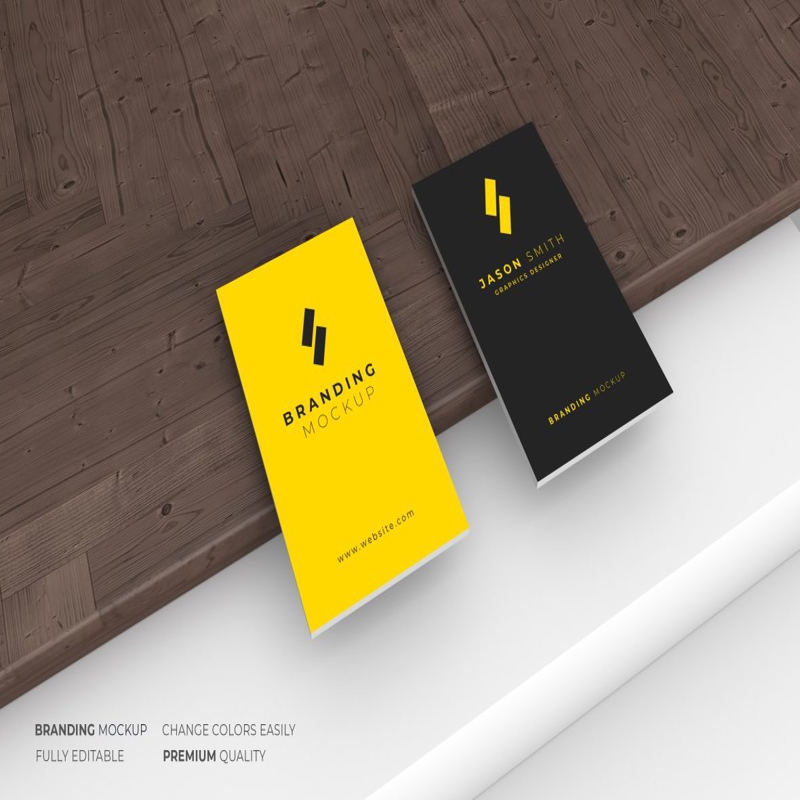 فایل نمونه طراحی کارت ویزیت ممتاز - Premium business card design mockup
