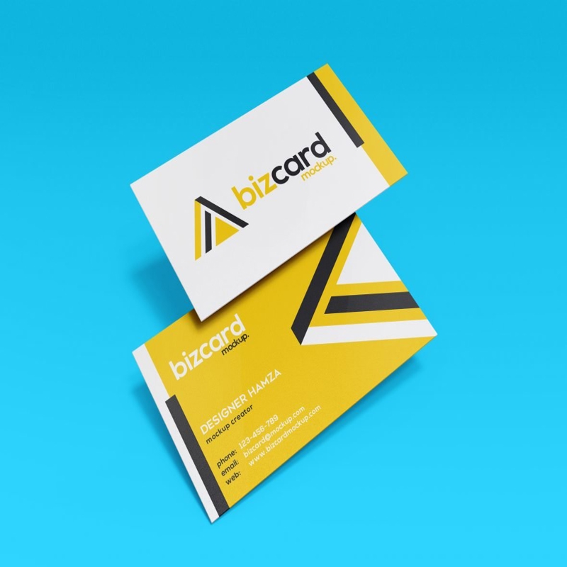 فایل طرح لایه باز کارت ویزیت ممتاز PSD - Premium Business Card Mockup PSD