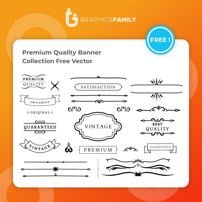 فایل وکتور مجموعه بنر با کیفیت عالی - Premium Quality Banner Collection Vector
