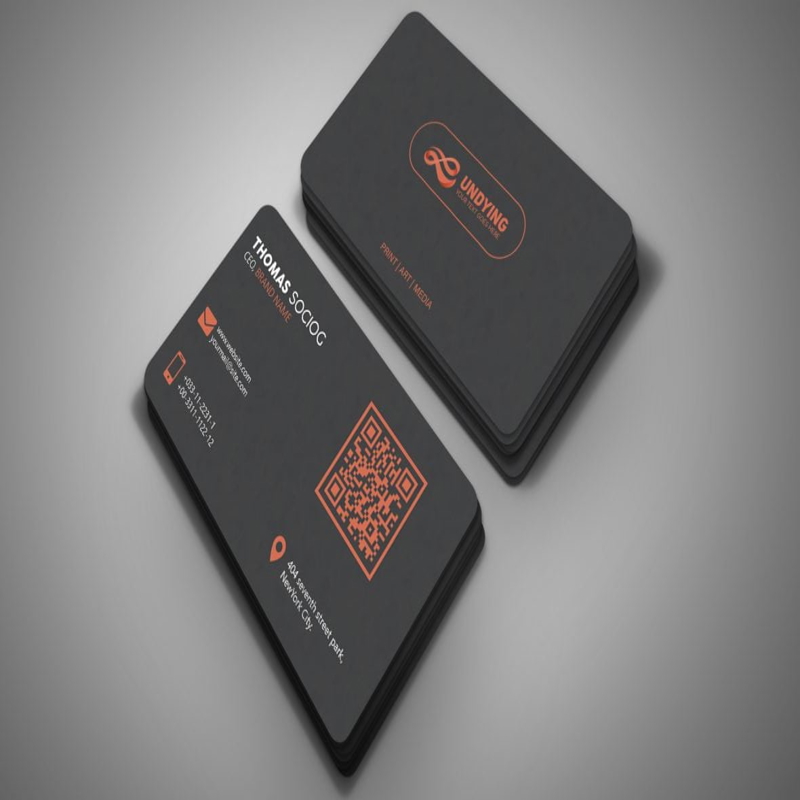 فایل طراحی کارت ویزیت مدیرعامل رسانه چاپ - Print Media CEO Business Card Design
