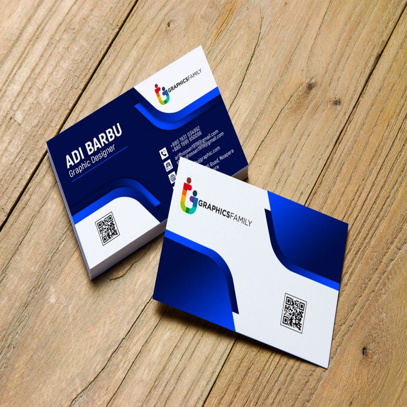 فایل دانلود طرح کارت ویزیت حرفه ای psd - Professional business card design psd Download