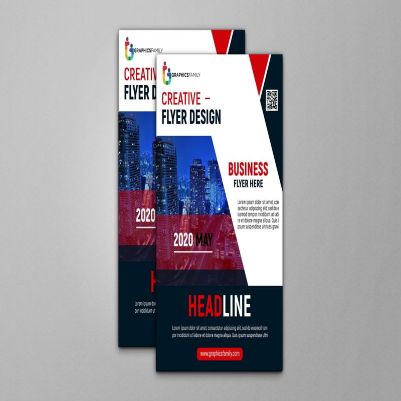 فایل دانلود قالب PSD طراحی بروشور تجاری حرفه ای - Professional Business Flyer Design Template PSD Download