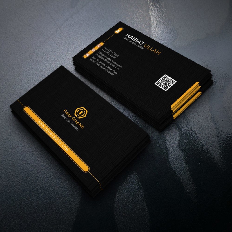 فایل قالب کارت ویزیت شرکتی حرفه ای - Professional Corporate Business Card Template