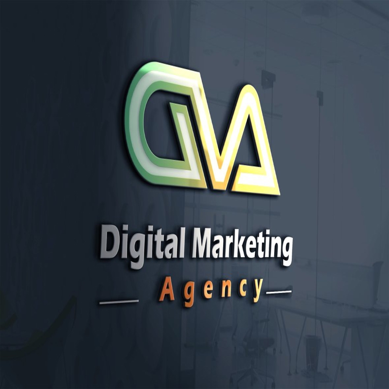 فایل الگوی لوگوی الفبای بازاریابی دیجیتال حرفه ای - Professional Digital Marketing Alphabet Logo Template