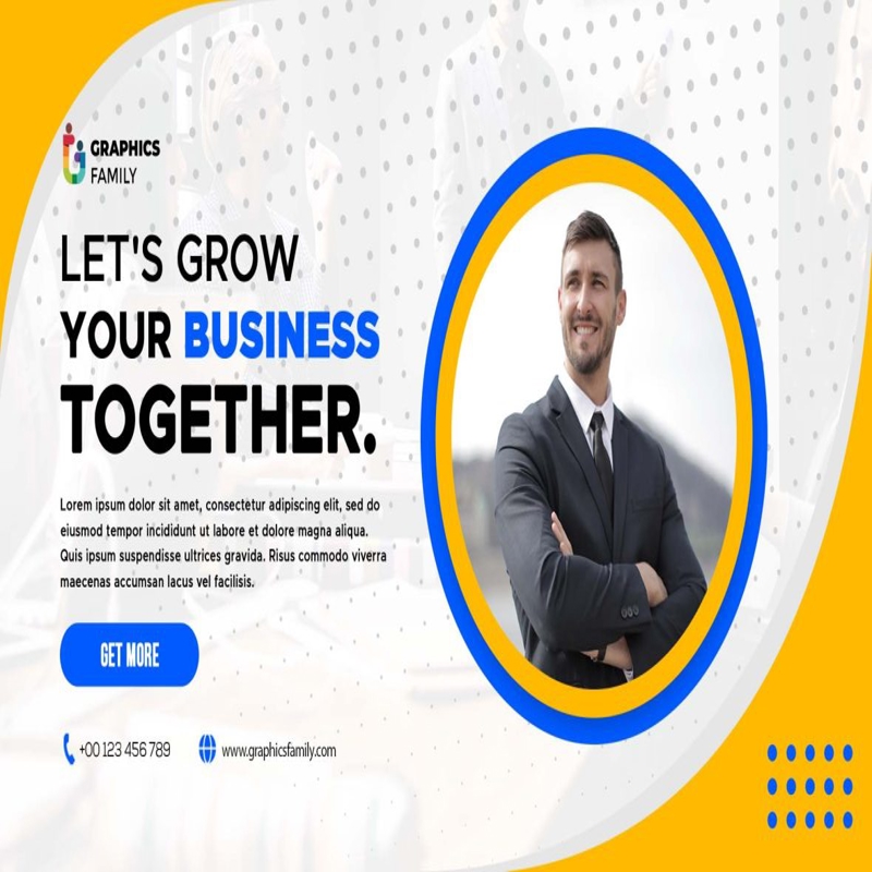 فایل طراحی بنر حرفه ای وب سایت بازاریابی - Professional Marketing Website Banner Design