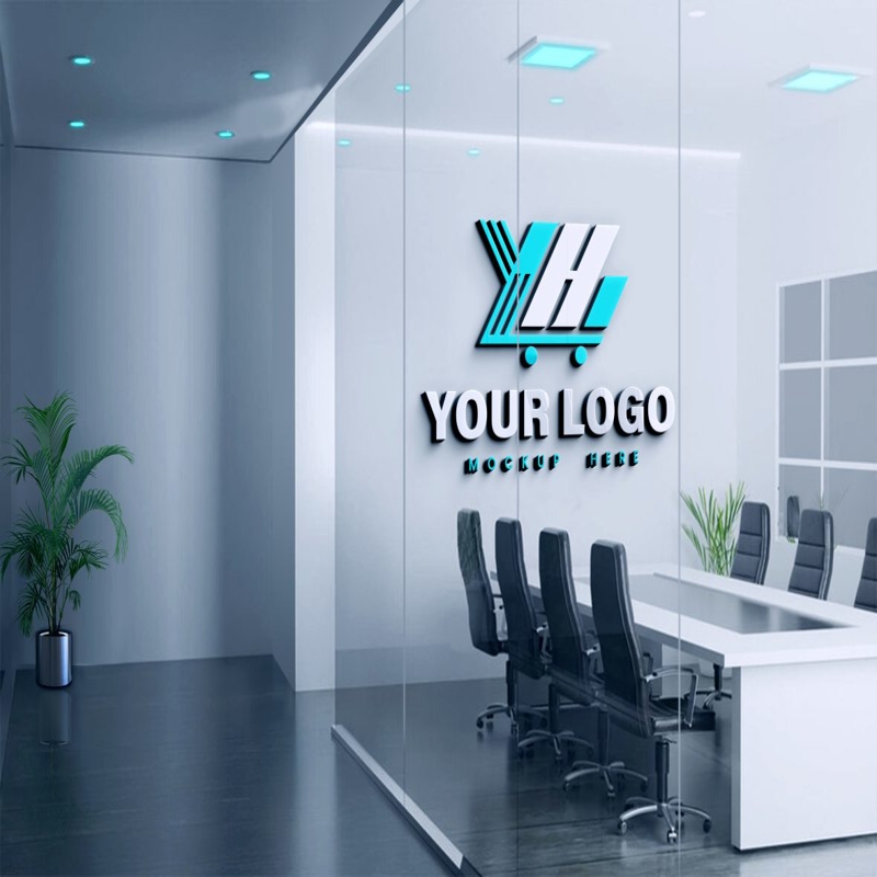 فایل موکاپ لوگو اداری حرفه ای - Professional Office Logo Mockup
