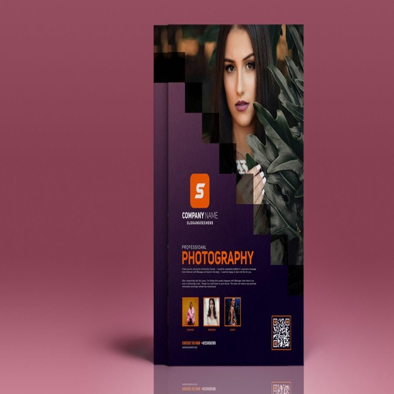 فایل الگوی بروشور عکاسی حرفه ای - Professional Photography Flyer Template