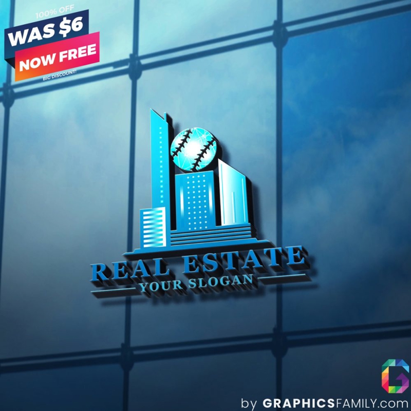 فایل قالب لوگوی املاک و مستغلات حرفه‌ای - Professional Real Estate Logo Template