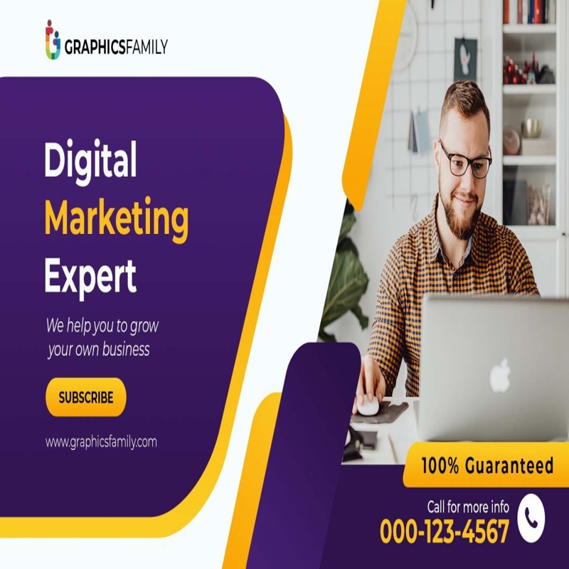 فایل طراحی بنر حرفه ای وب سایت - Professional Website Banner Design