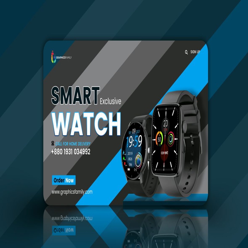 فایل طراحی بنر تبلیغاتی وب سایت تجارت الکترونیک - Promo Ecommerce Website Banner Design