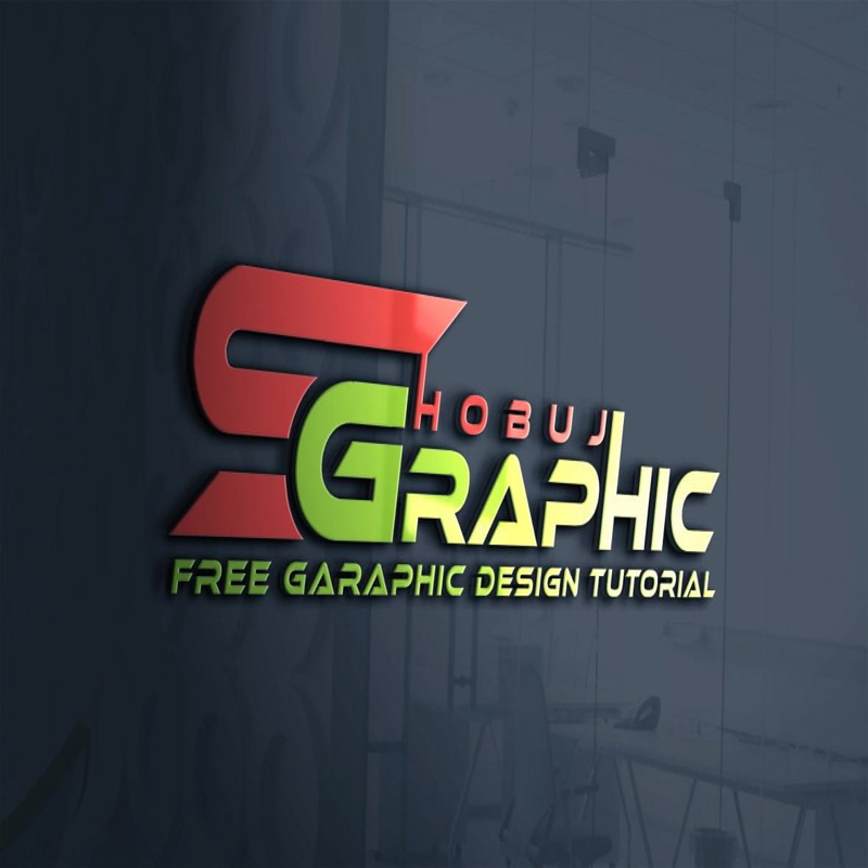 فایل قالب PSD طراحی لوگو گرافیکی - PSD Graphic Design Logo Template