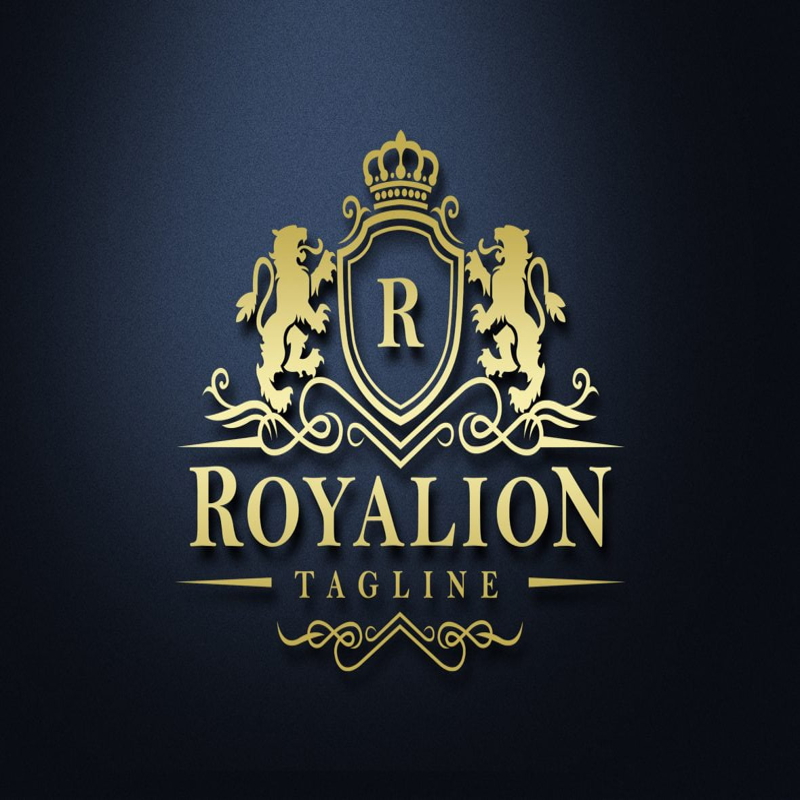 فایل قالب PSD لوگوی لوکس - PSD Luxury Logo Template