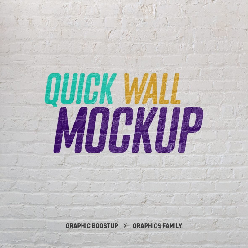 فایل ماکت سریع دیوار - Quick Wall Mockup