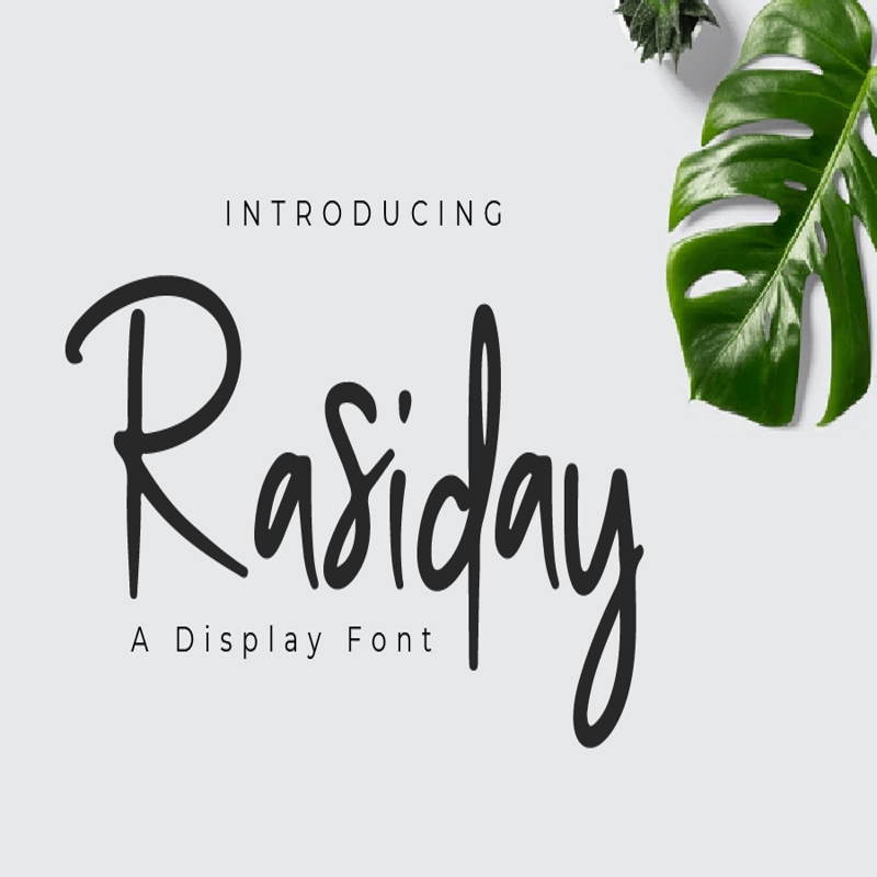 فایل فونت نمایش Rasiday - Rasiday display font