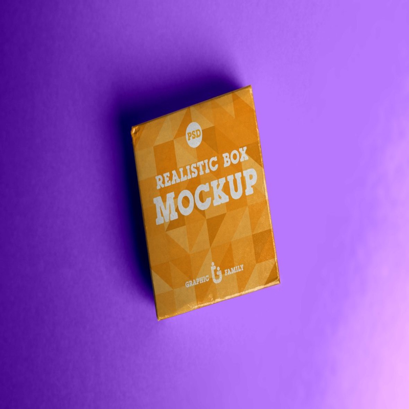 فایل ماکت جعبه واقعی - Real Box Mockup Mockup