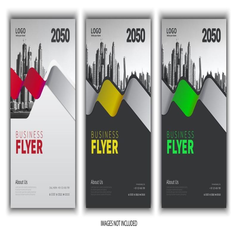 فایل الگوی طراحی بروشور شرکت املاک و مستغلات - Real Estate Company Flyer Design Template