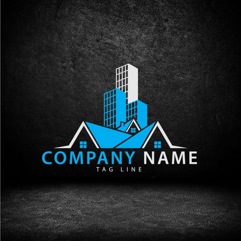 فایل لوگو شرکت املاک و مستغلات - Real Estate Company Logo