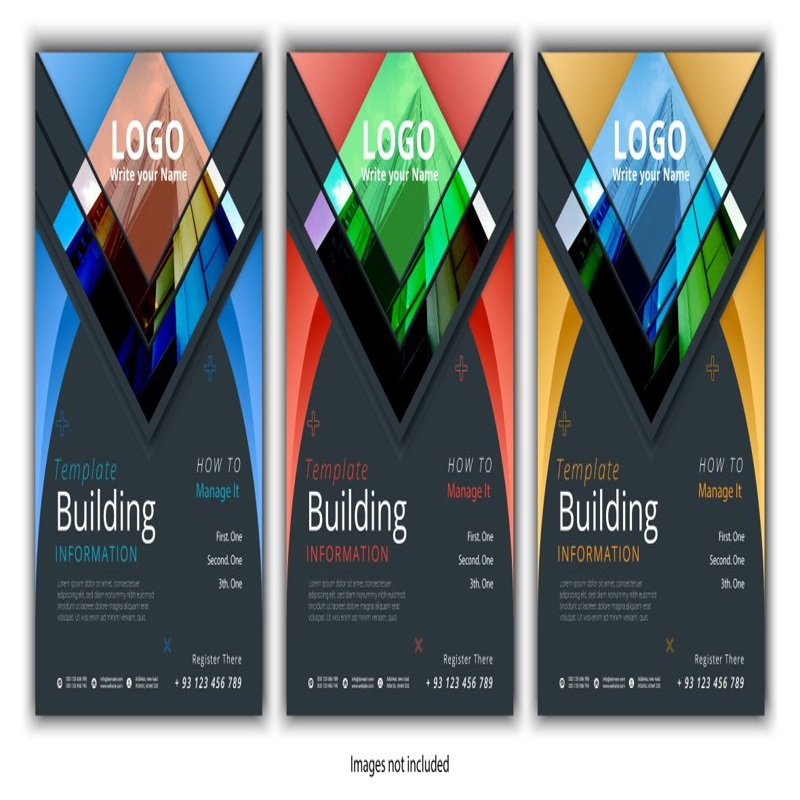 فایل الگوی بروشور املاک و مستغلات - Real Estate Flyer Template