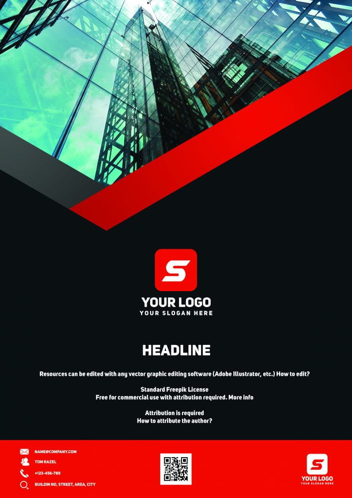 فایل قالب بروشور املاک و مستغلات PSD - Real Estate PSD Brochure Template