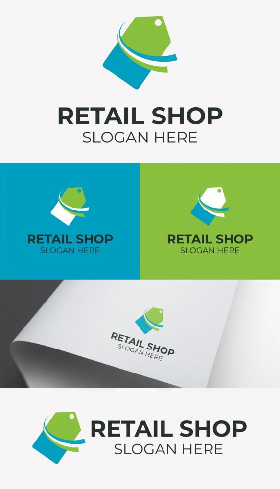 فایل طراحی لوگو فروشگاه - Retail Logo Design
