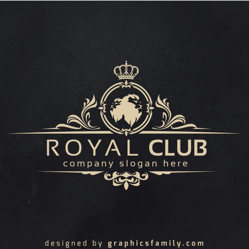 فایل قالب لوگوی لوکس باشگاه سلطنتی - Royal Club Luxury Logo Template