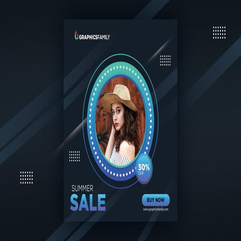 فایل قالب بنر فروش برای رسانه‌های اجتماعی - Sale Banner Template for Social Media
