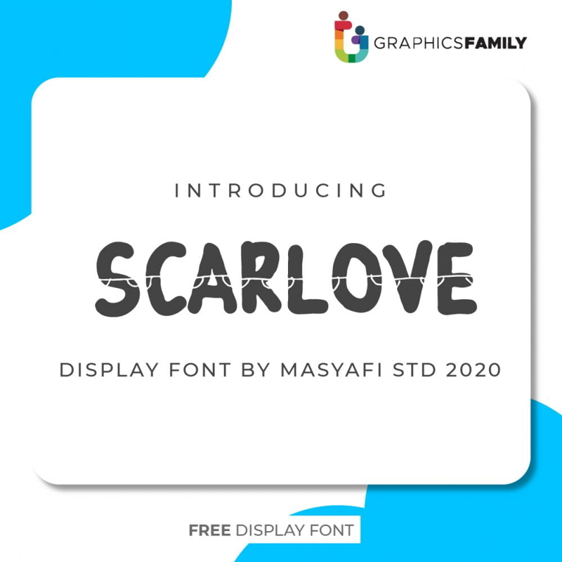 فایل فونت اسکارلاو - Scarlove Font