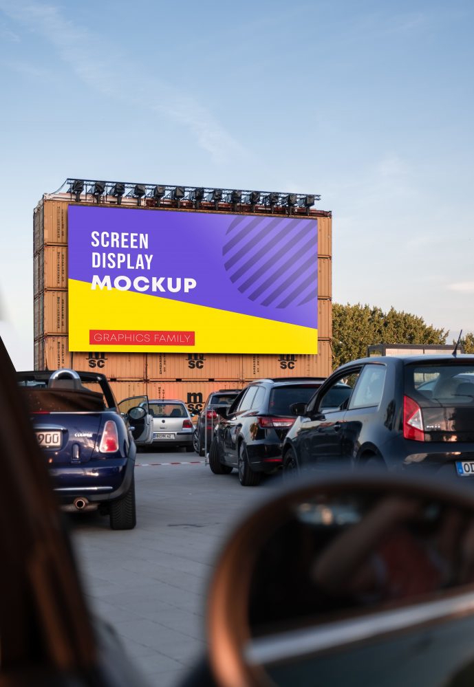 فایل ماکت طراحی صفحه نمایش - Screen Display Design Mockup