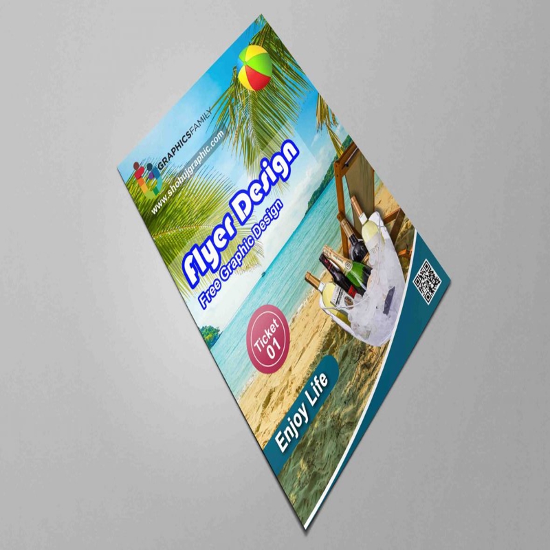 فایل طراحی بروشور رویداد ساحل دریا - Sea Beach Event Flyer Design