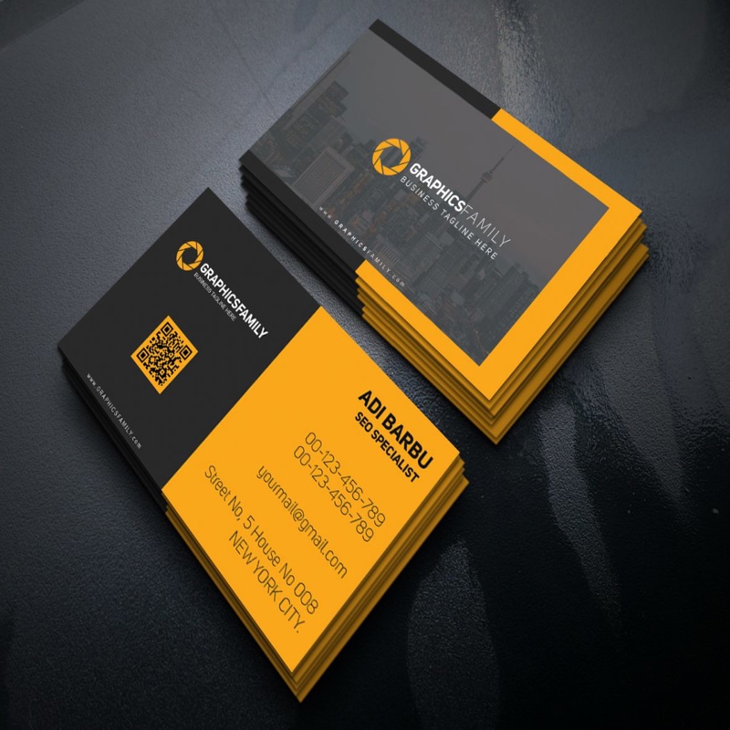 فایل الگوی کارت ویزیت متخصص سئو - SEO Specialist Business Card Template