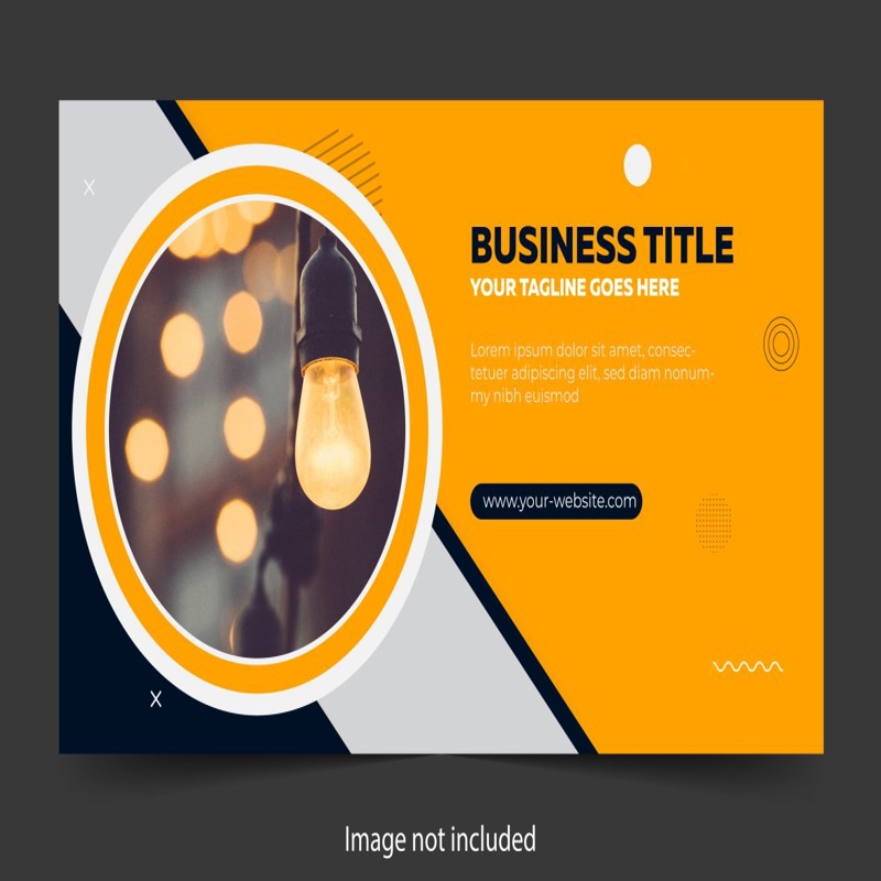 فایل قالب کاور ساده برای فیسبوک - Simple Cover Template for Facebook