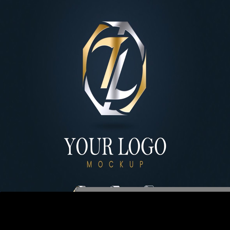 فایل موکاپ لوگو ساده - Simple Logo Mockup